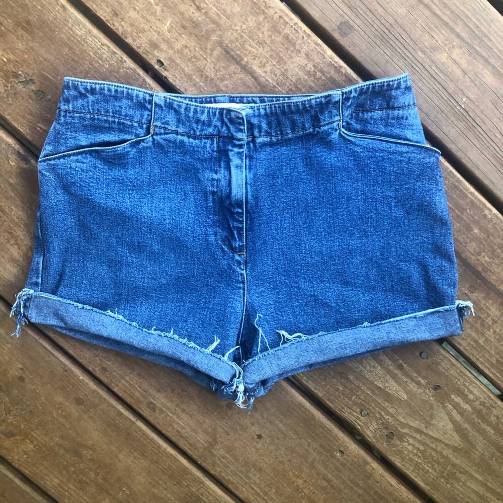 High Waist Jones Sport Jean Cutoff Shorts 4